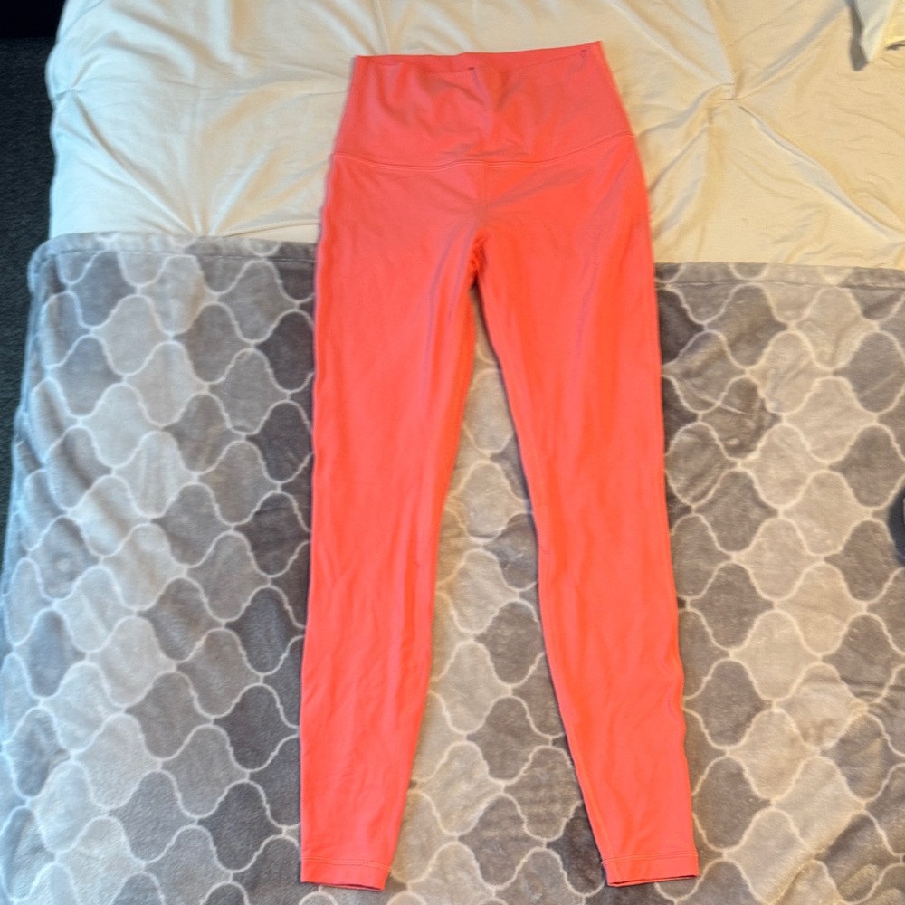 Lululemon Align High-Waist Coral Active Leggings Size 6